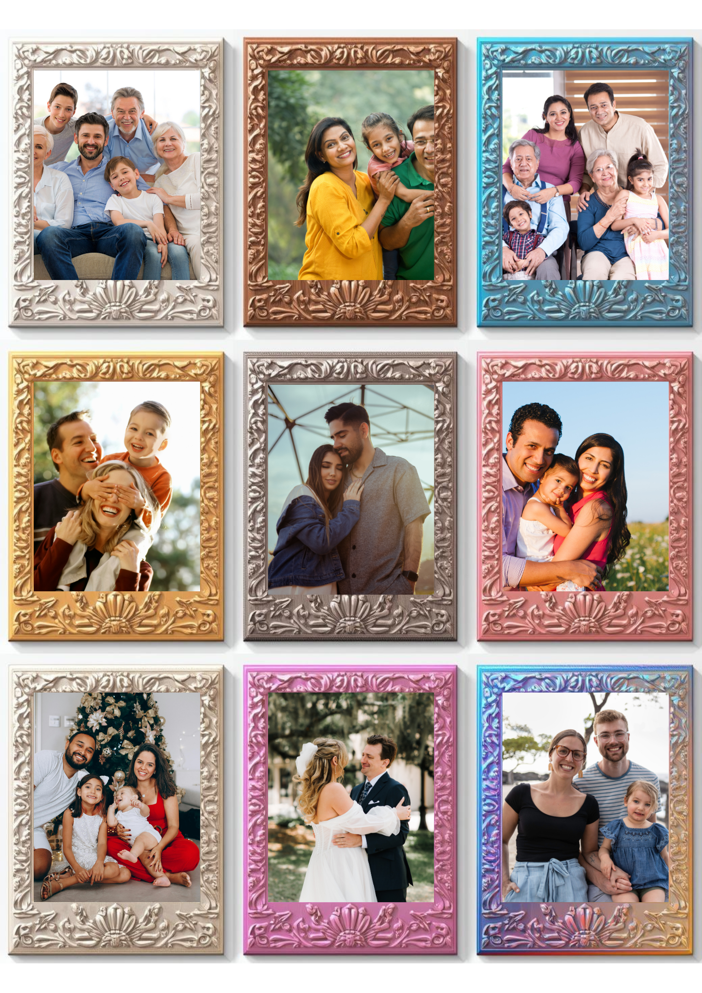 Photo Fridge Magnets – Strong Hold, Glossy Finish, Waterproof