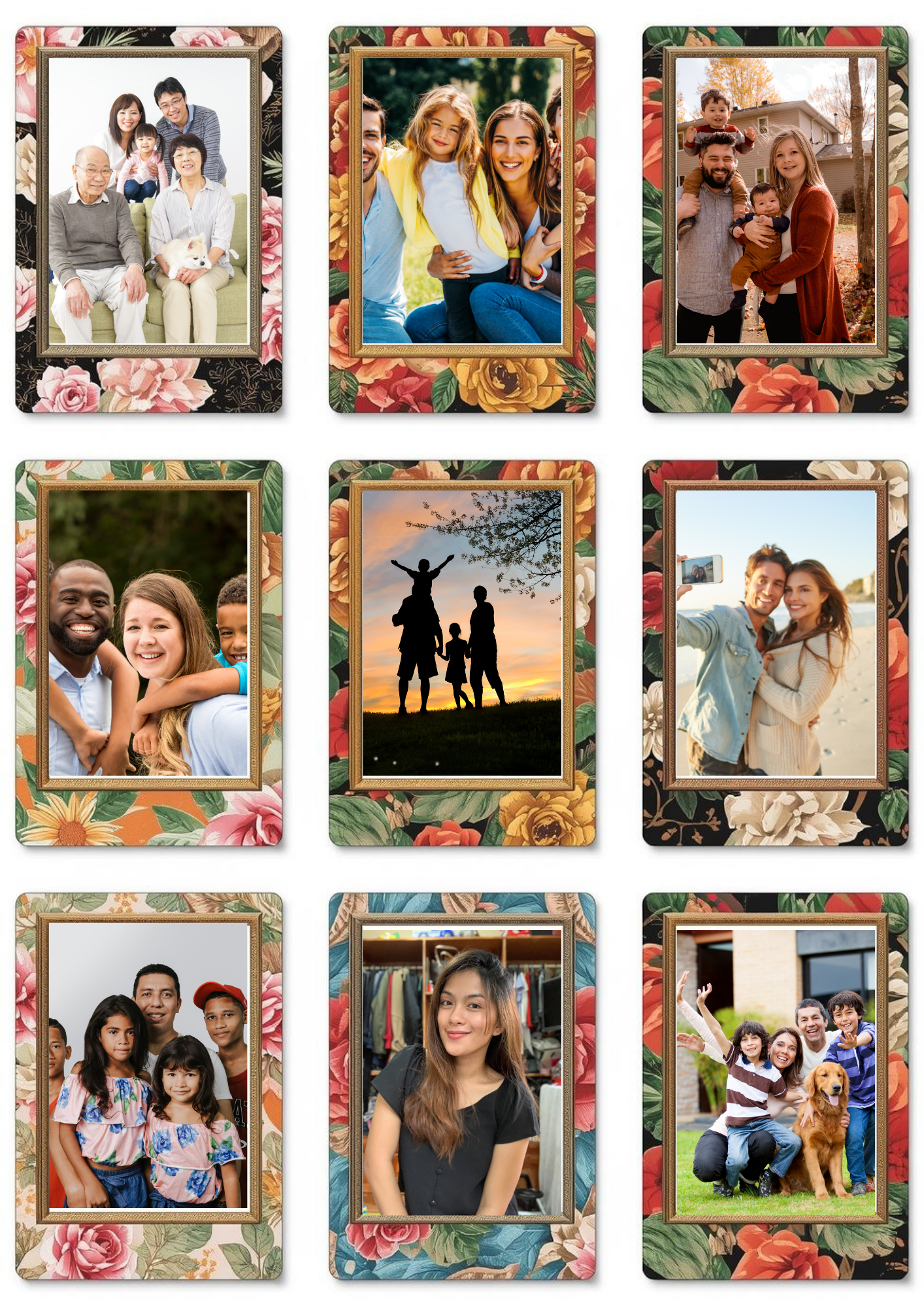 Photo Fridge Magnets – Strong Hold, Glossy Finish, Waterproof