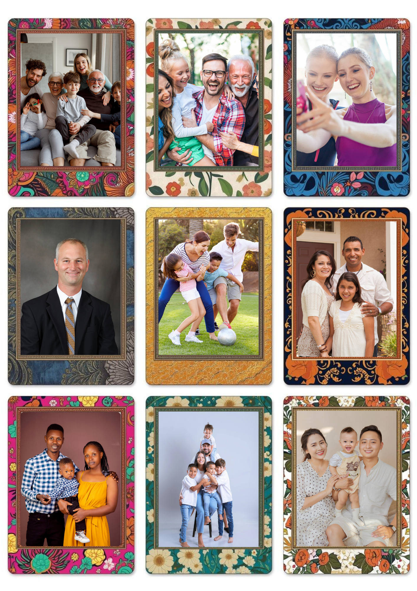 Photo Fridge Magnets – Strong Hold, Glossy Finish, Waterproof