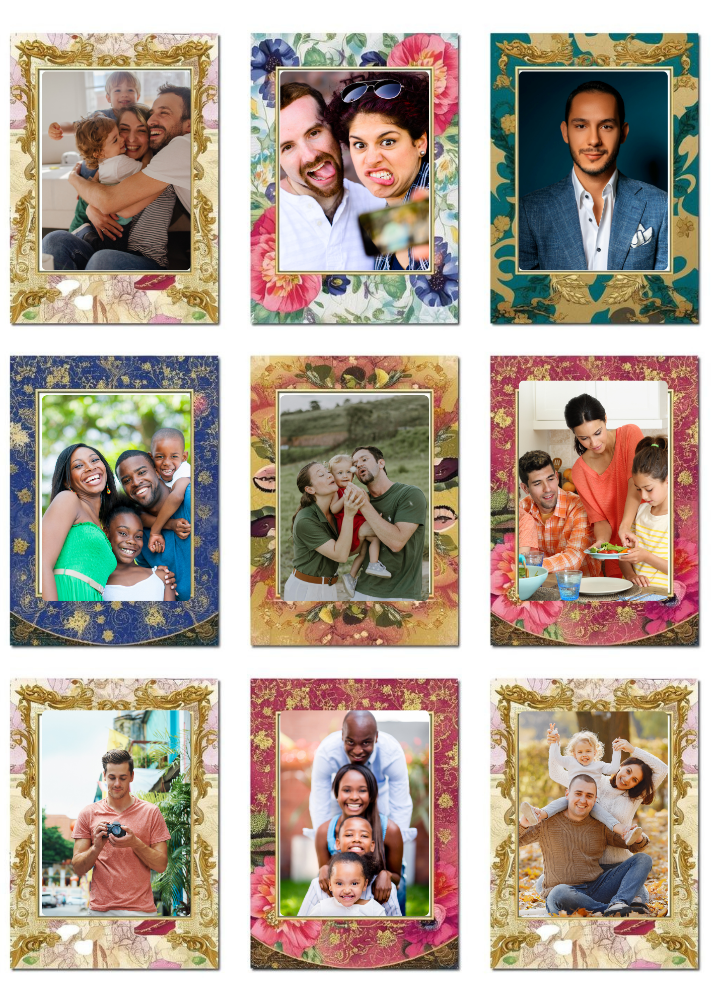 Photo Fridge Magnets – Strong Hold, Glossy Finish, Waterproof