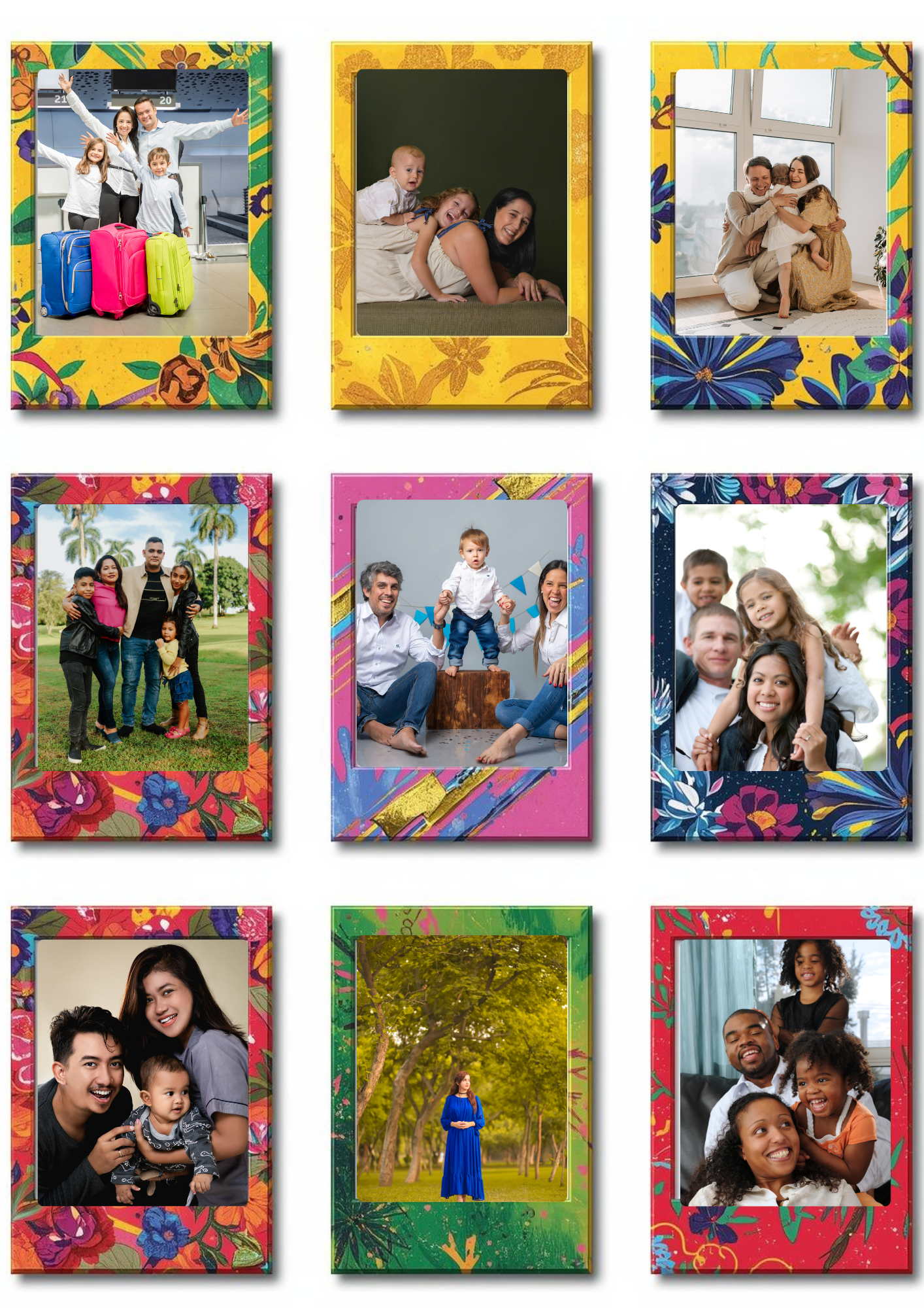 Photo Fridge Magnets – Strong Hold, Glossy Finish, Waterproof