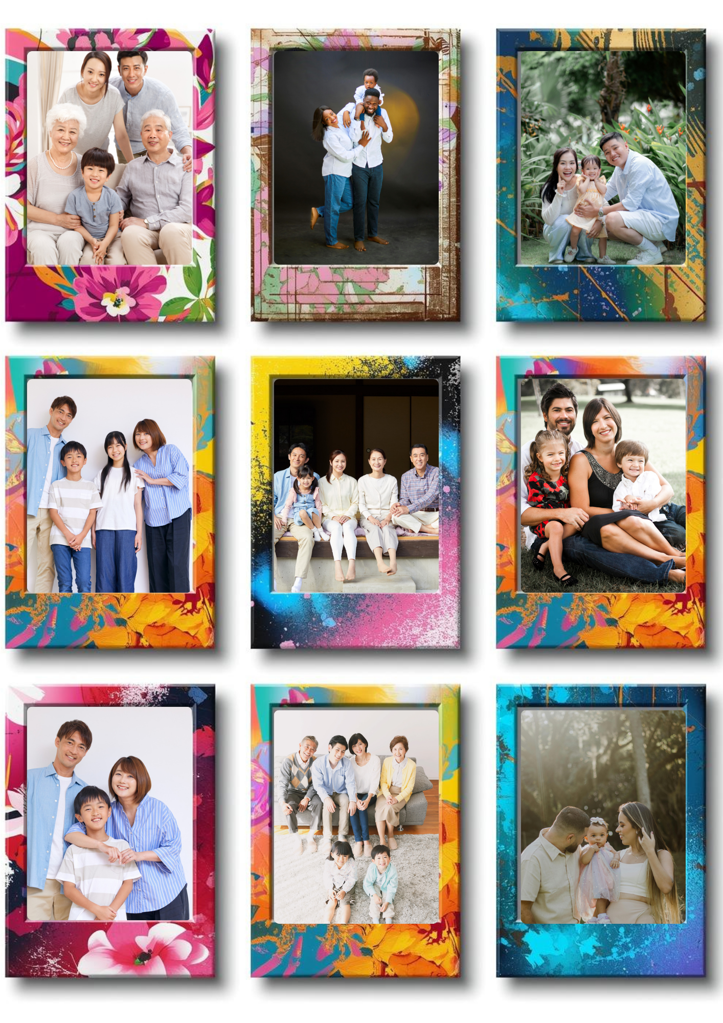 Photo Fridge Magnets – Strong Hold, Glossy Finish, Waterproof