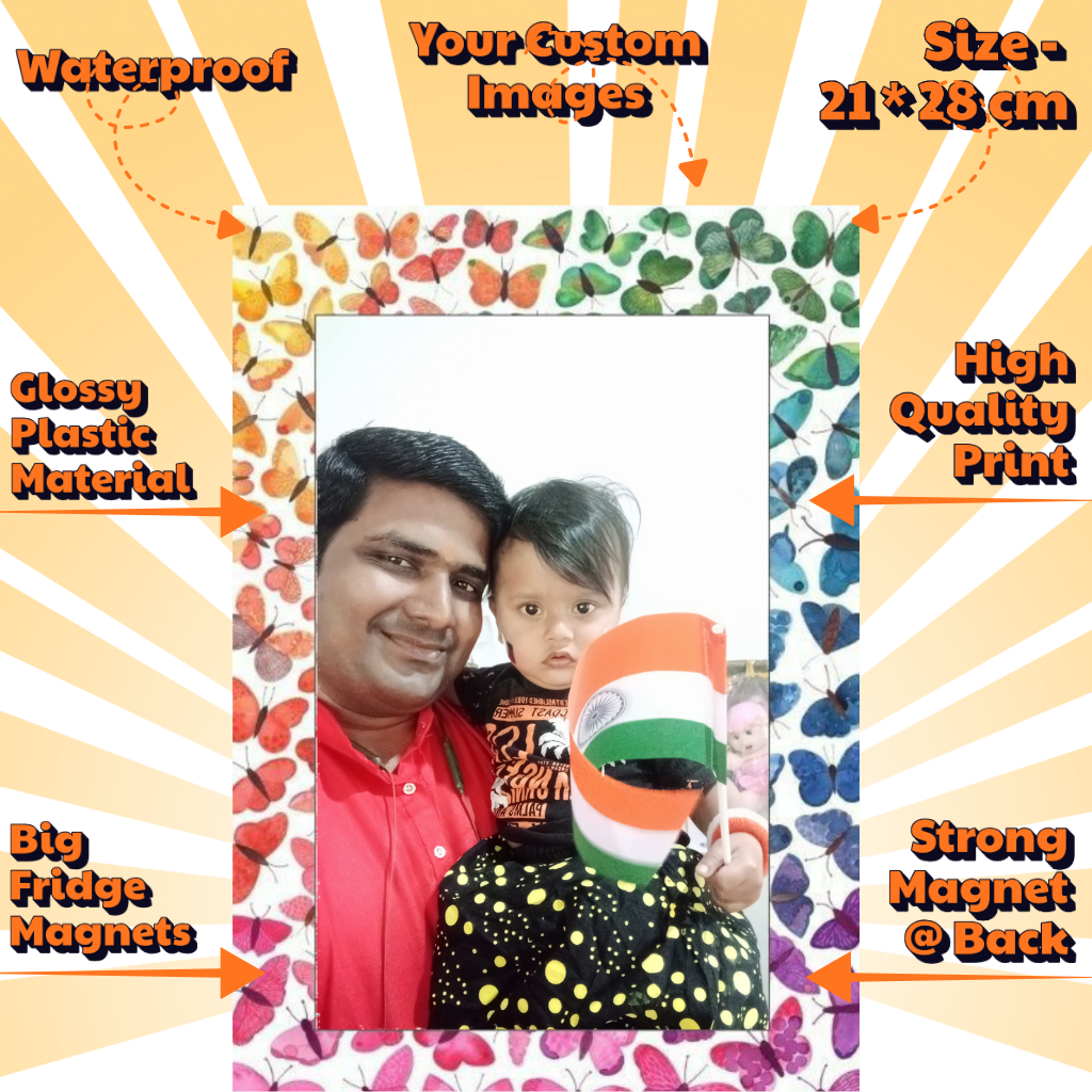 Photo Fridge Magnets – Strong Hold, Glossy Finish, Waterproof