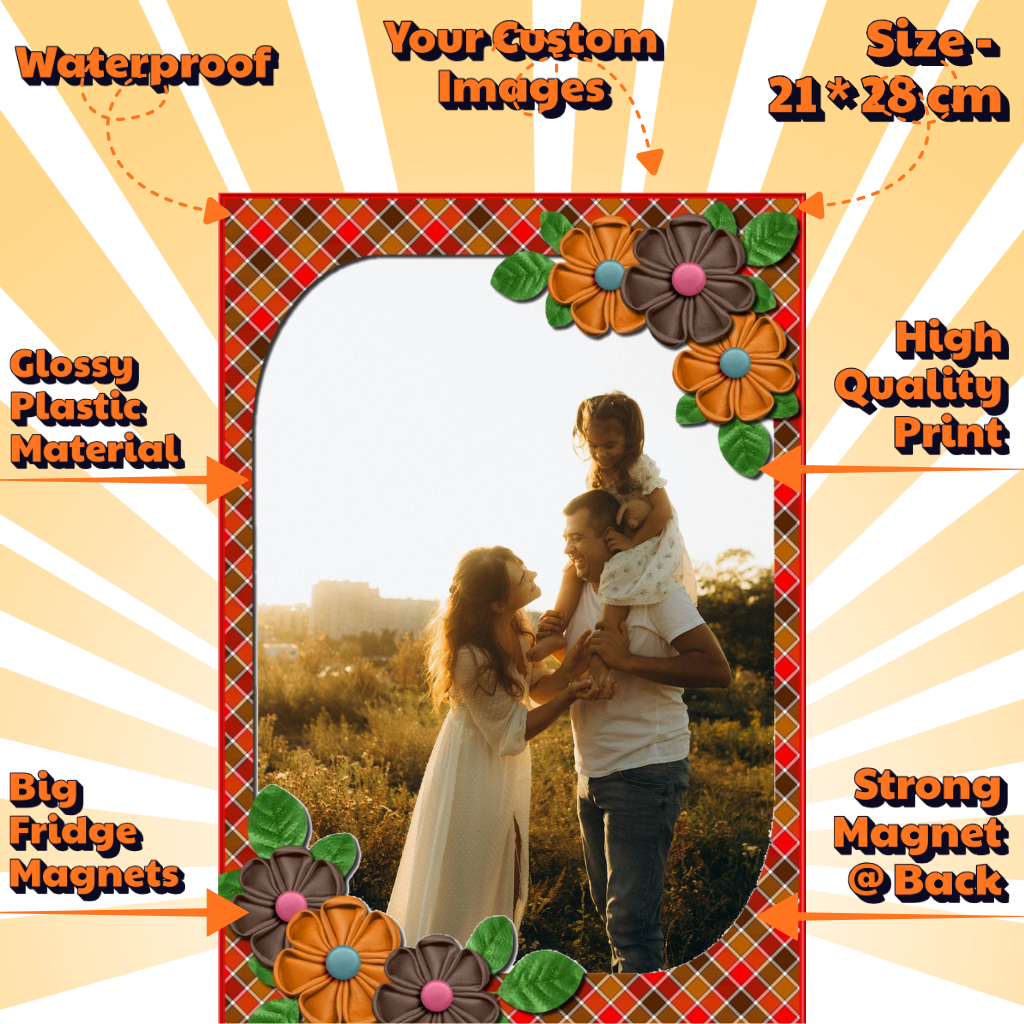 Photo Fridge Magnets – Strong Hold, Glossy Finish, Waterproof