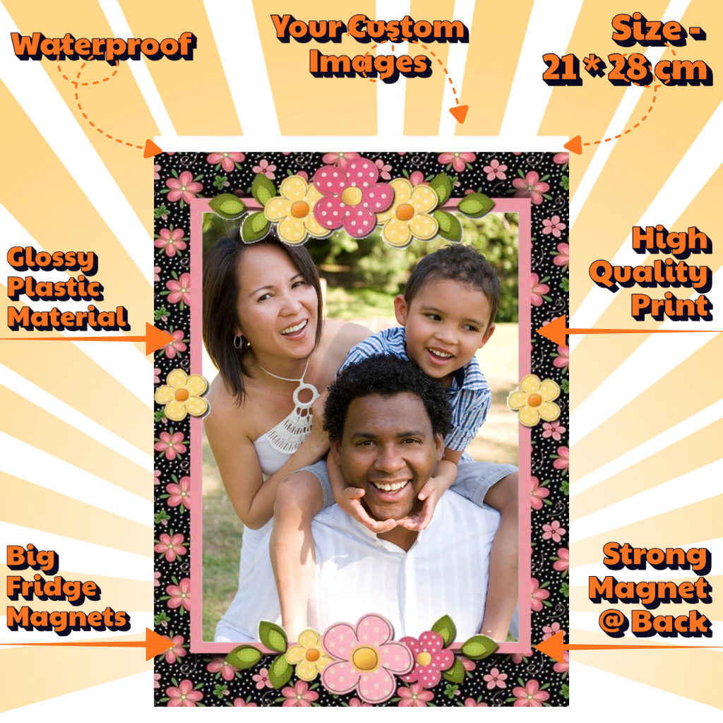 Photo Fridge Magnets – Strong Hold, Glossy Finish, Waterproof
