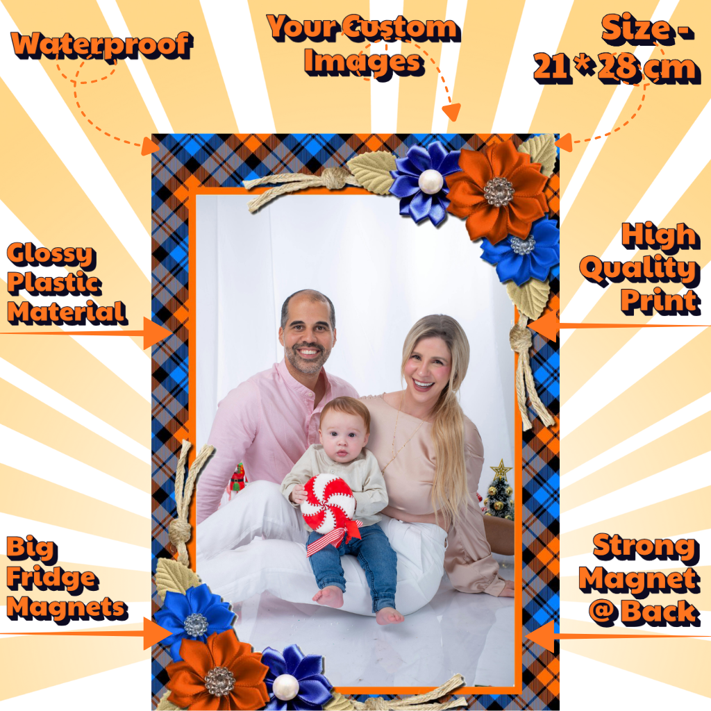 Photo Fridge Magnets – Strong Hold, Glossy Finish, Waterproof