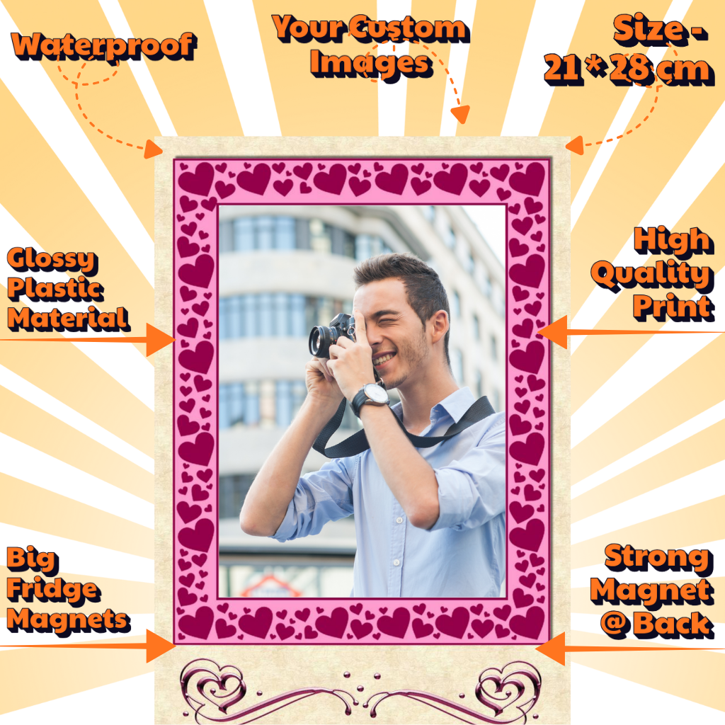 Photo Fridge Magnets – Strong Hold, Glossy Finish, Waterproof