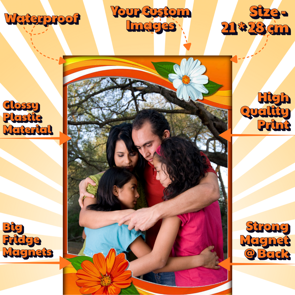 Photo Fridge Magnets – Strong Hold, Glossy Finish, Waterproof