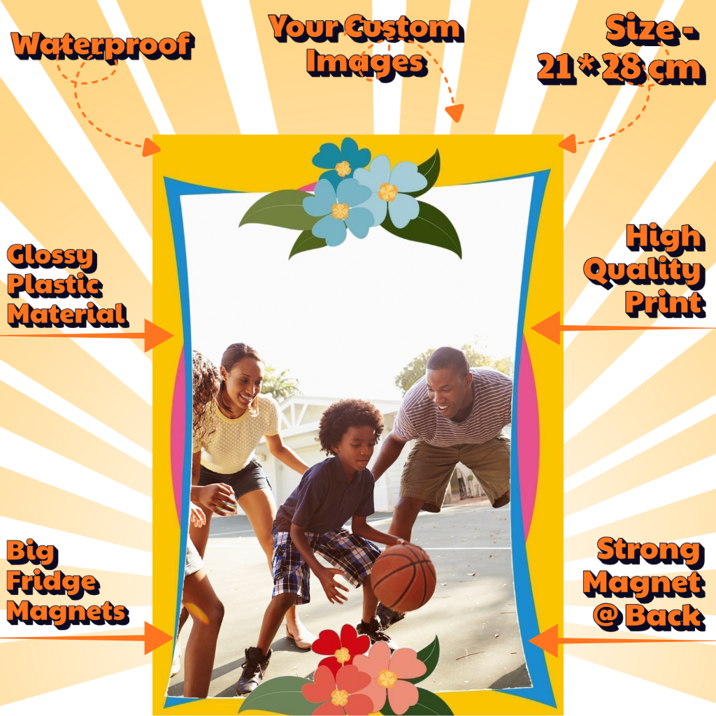 Photo Fridge Magnets – Strong Hold, Glossy Finish, Waterproof