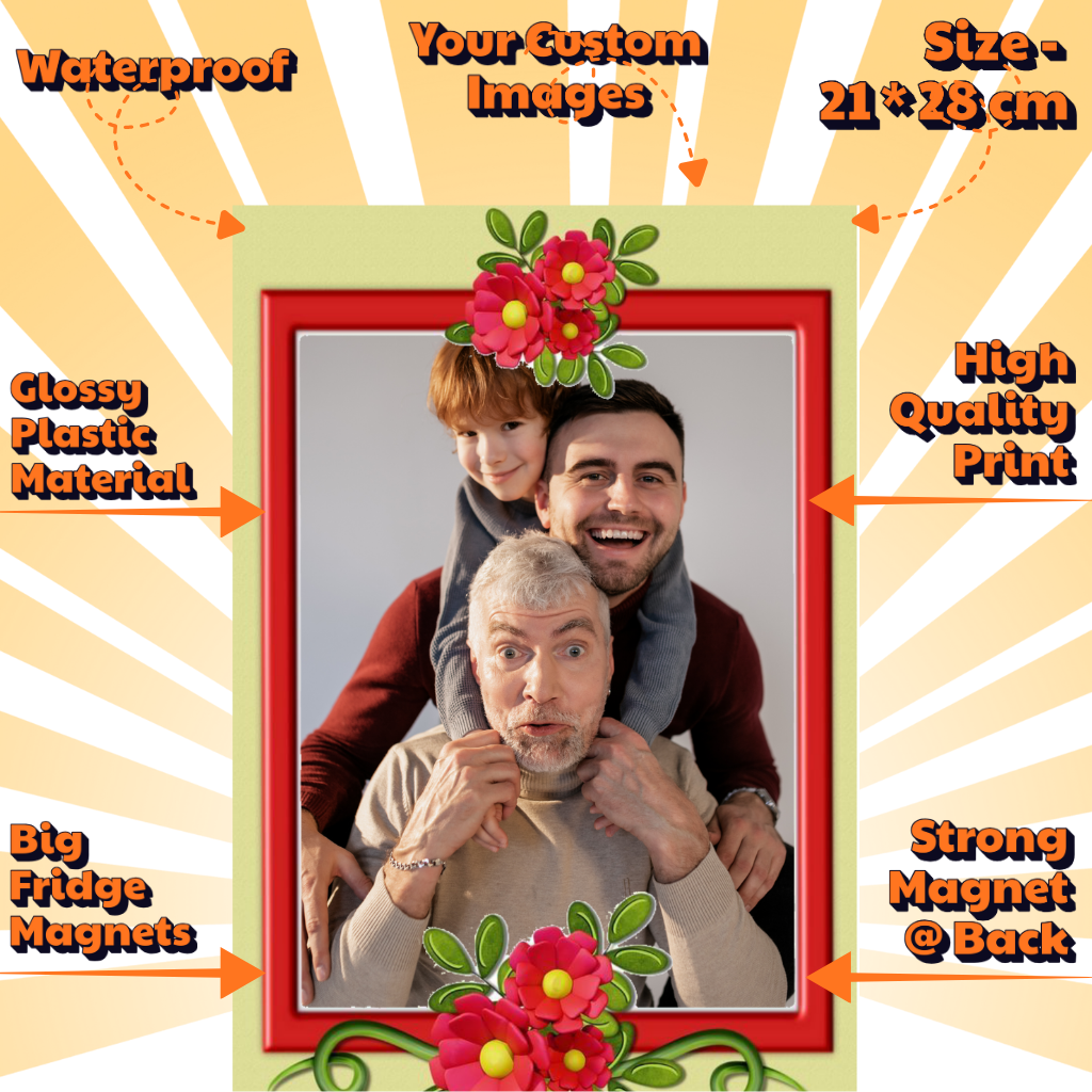 Photo Fridge Magnets – Strong Hold, Glossy Finish, Waterproof