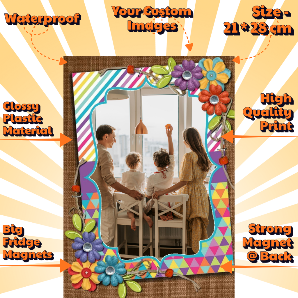 Photo Fridge Magnets – Strong Hold, Glossy Finish, Waterproof