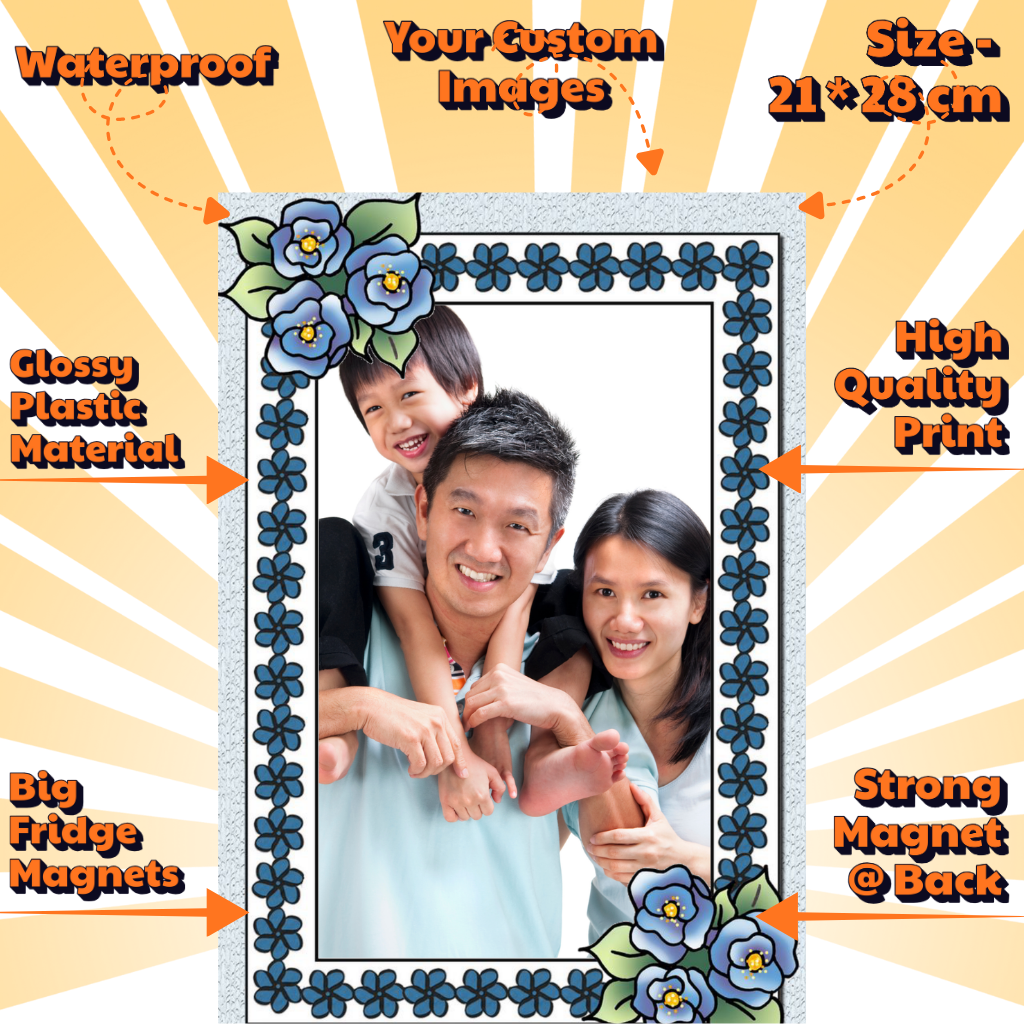 Photo Fridge Magnets – Strong Hold, Glossy Finish, Waterproof