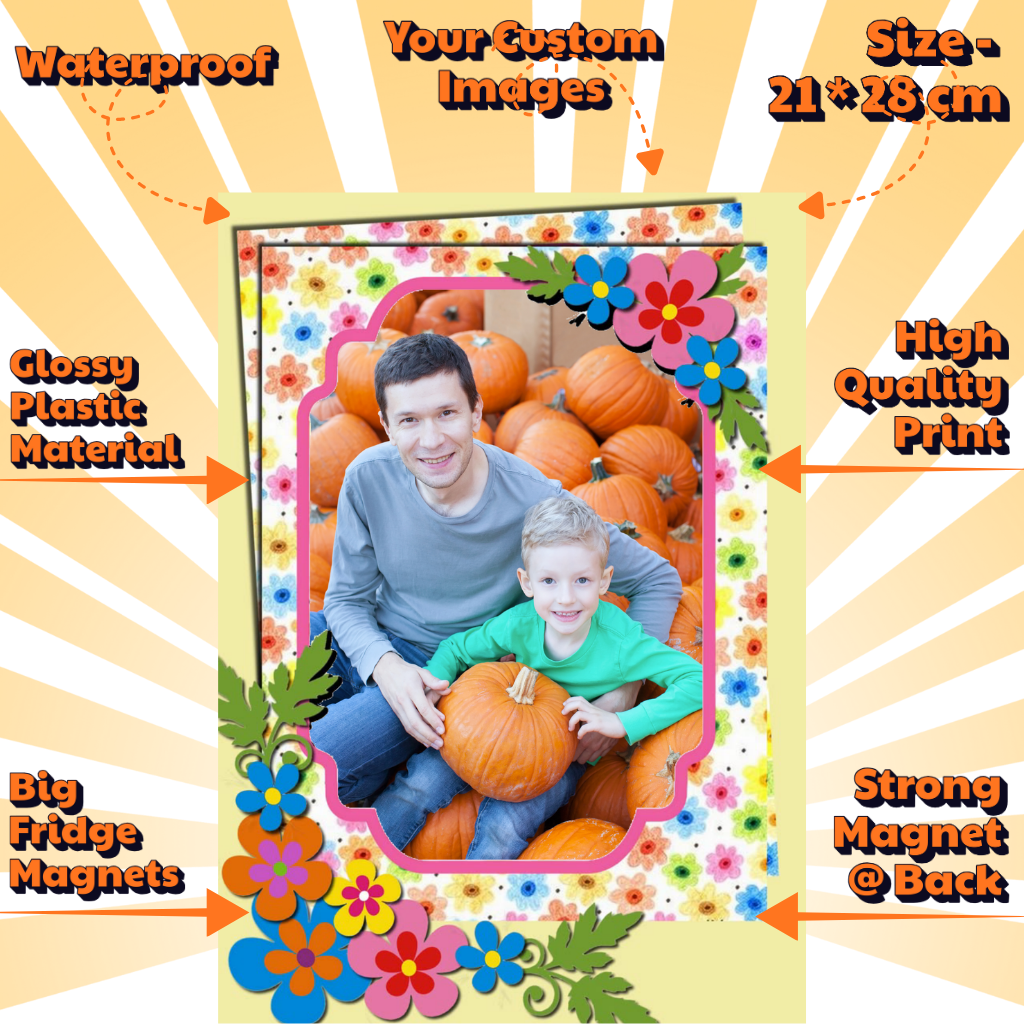 Photo Fridge Magnets – Strong Hold, Glossy Finish, Waterproof
