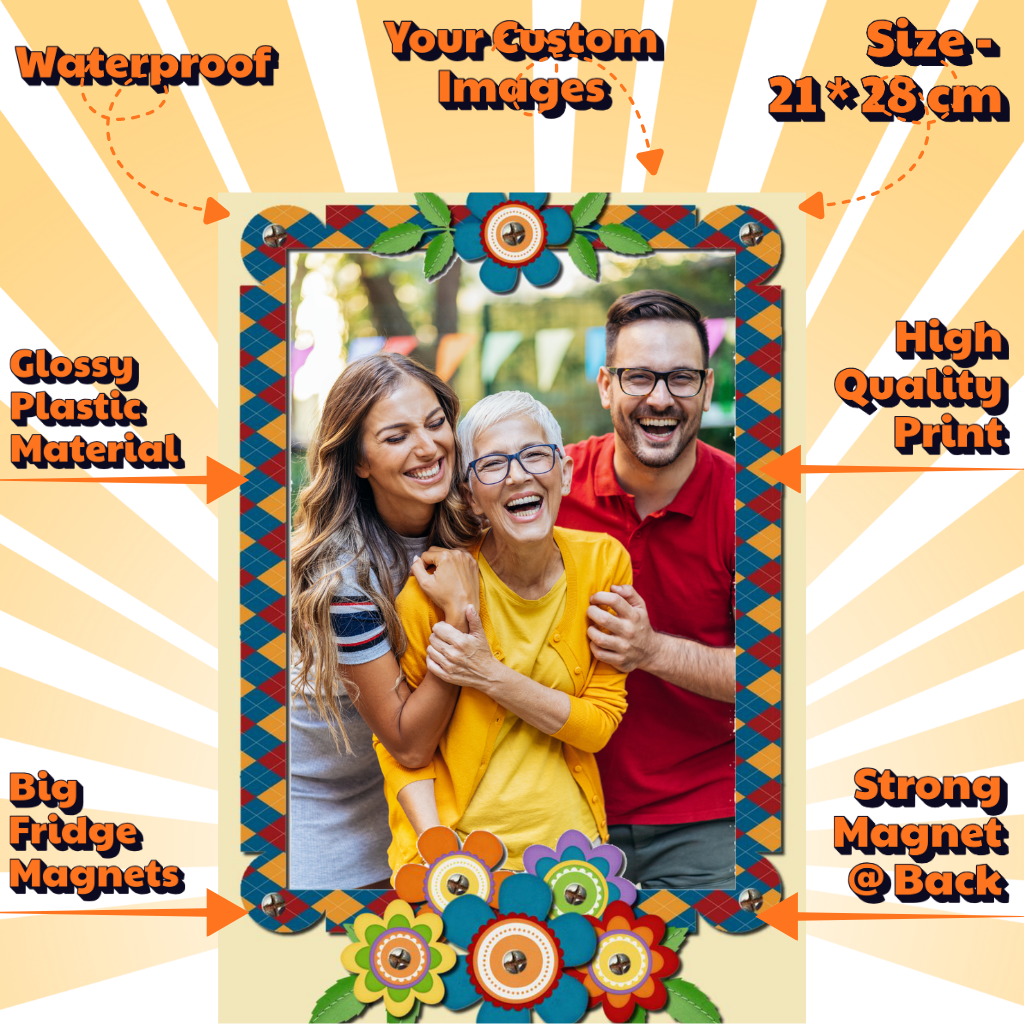 Photo Fridge Magnets – Strong Hold, Glossy Finish, Waterproof
