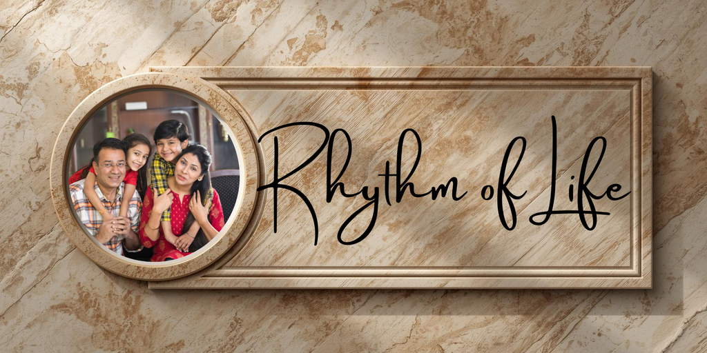Customised Name Plate with Name & Image | 28×17 cm Laminated Plastic | Ideal for Home, Room, Door, Office