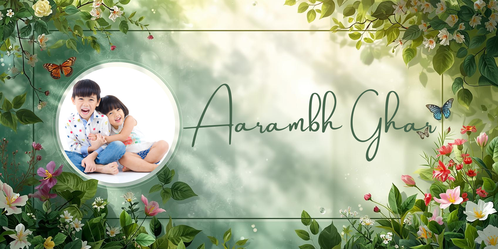 Customised Name Plate with Name & Image | 28×17 cm Laminated Plastic | Ideal for Home, Room, Door, Office