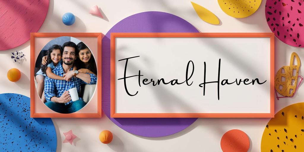 Customised Name Plate with Name & Image | 28×17 cm Laminated Plastic | Ideal for Home, Room, Door, Office